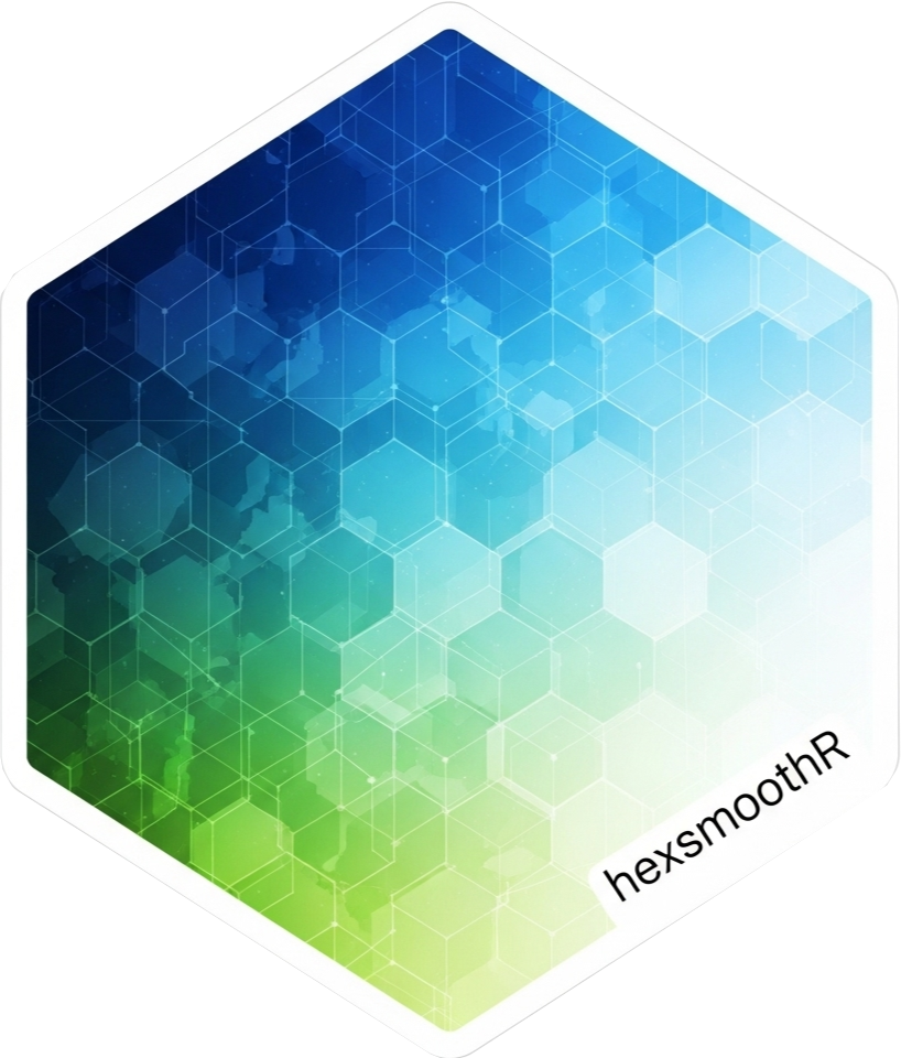 hexsmoothR hex sticker